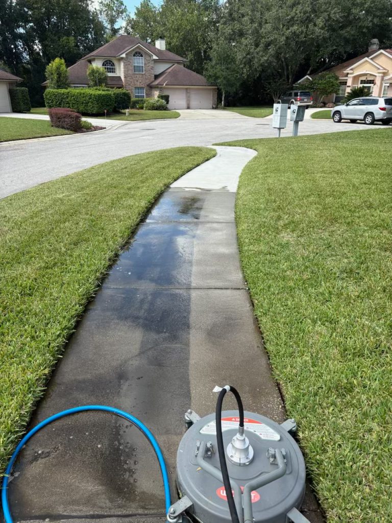 Driveway cleaning
